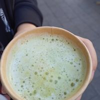 Cucumber juice to go at Oats Day Long in Brussels