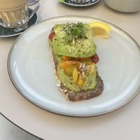 Avocado bread   at Oats Day Long in Brussels