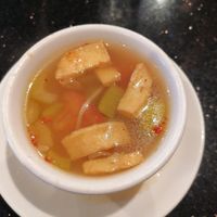 soup of the day: veggie tofu! at Young's Café Vietnamese Cuisine in Fort Collins