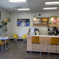 Interior (more seating out of frame + outdoor patio)  at Longevity Coffee in Thousand Oaks