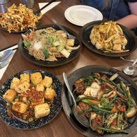 Vegan selection of dishes   at Chilli Padi in Newcastle Upon Tyne