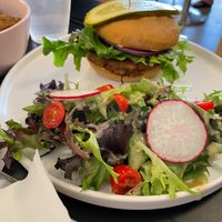 Don’t remember what this burger was called. at Pinkavo Cafe in Langley