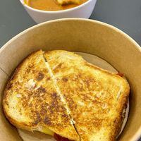 Grilled cheese and tomato at Pinkavo Cafe in Langley