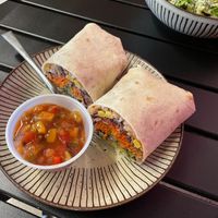 Baja wrap  at Sunn Health Bar in Enumclaw