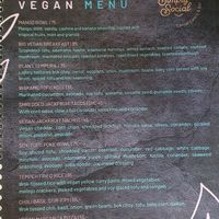 Veganmenu at Simply Social in Ubud