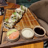 Wasabi paper rolls at Simply Social in Ubud