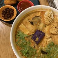 Phuture nuggets and curry laksa  at Sala - Berjaya Times Square in Kuala Lumpur