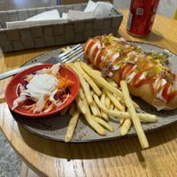 Vegan hotdog   at Sala - Berjaya Times Square in Kuala Lumpur