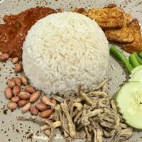 Regular nasi lemak  at Sala - Berjaya Times Square in Kuala Lumpur