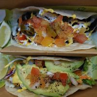 Tacos: Shrooms & Spicy Asian Tofu (Offer of the day: 16,95 RM / 2 tacos!) at Sala - Berjaya Times Square in Kuala Lumpur