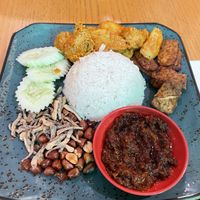 Nasi lemak rendang  at Sala - Berjaya Times Square in Kuala Lumpur