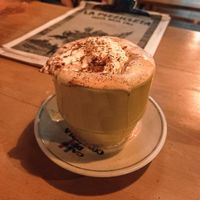 Cappuccino (Vegan) ☕🌱 at Anatolio Café in Cali