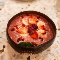 Pink Hearts Bowl at Yollie - the Popice Café in Karlsruhe