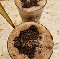 Iced chocolate with oreo clumbles at Yollie - the Popice Café in Karlsruhe