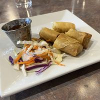 Vegetable spring rolls  at Thai Spice in Cloverdale