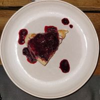 Cheesecake with wild fruits at Vegan Dükkan Lokanta - The Eatery in Istanbul