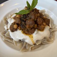 Turkish ravioli  at Vegan Dükkan Lokanta - The Eatery in Istanbul
