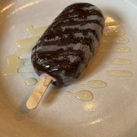 Blueberry ice cream bar   at Vegan Dükkan Lokanta - The Eatery in Istanbul