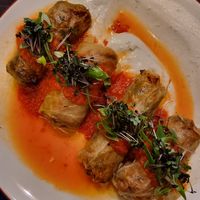 Stuffed cabbage leaves at Vegan Dükkan Lokanta - The Eatery in Istanbul