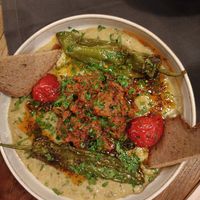 Smoked eggplant at Vegan Dükkan Lokanta - The Eatery in Istanbul