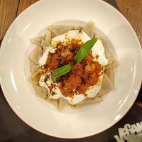 Turkish ravioli at Vegan Dükkan Lokanta - The Eatery in Istanbul