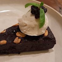 Brownie and Ice cream at Vegan Dükkan Lokanta - The Eatery in Istanbul