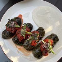 Stuffed cabbage leaves  at Vegan Dükkan Lokanta - The Eatery in Istanbul