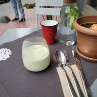 Cashew Ayran at Vegan Dükkan Lokanta - The Eatery in Istanbul