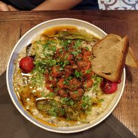 Aubergine with meatballs at Vegan Dükkan Lokanta - The Eatery in Istanbul