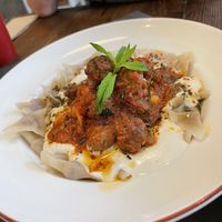Turkish ravioli   at Vegan Dükkan Lokanta - The Eatery in Istanbul