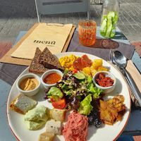 Breakfast. Got a discount by the owner for the portions were a little less than usual at Vegan Dükkan Lokanta - The Eatery in Istanbul