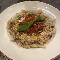 Turkish ravioli  at Vegan Dükkan Lokanta - The Eatery in Istanbul