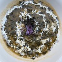 Spinach Soup (soup of the day)   at Vegan Dükkan Lokanta - The Eatery in Istanbul