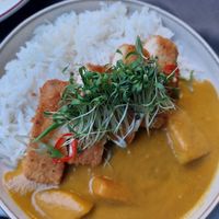 tofu katsu curry at Vegan Dükkan Lokanta - The Eatery in Istanbul