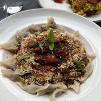 Turkish Ravioli, so good!  at Vegan Dükkan Lokanta - The Eatery in Istanbul