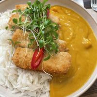 Tofu Katsu curry  at Vegan Dükkan Lokanta - The Eatery in Istanbul