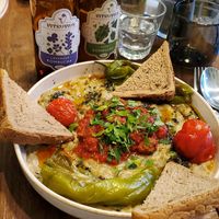 Traditionnal rosted eggplants at Vegan Dükkan Lokanta - The Eatery in Istanbul