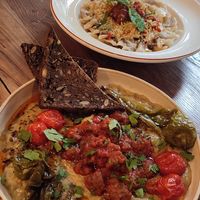 Smoked eggplant at Vegan Dükkan Lokanta - The Eatery in Istanbul