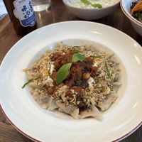 Turkish ravioli (the best thing on the menu)   at Vegan Dükkan Lokanta - The Eatery in Istanbul