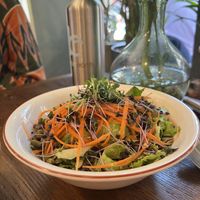 Avocado salad (goes very well with the tzatziki dip)   at Vegan Dükkan Lokanta - The Eatery in Istanbul