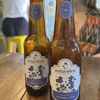 Kombucha - lavender (tasty)   at Vegan Dükkan Lokanta - The Eatery in Istanbul