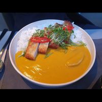 Tofu katsu curry at Vegan Dükkan Lokanta - The Eatery in Istanbul