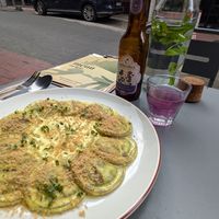 GF Ravioli with Lavender Kombucha at Vegan Dükkan Lokanta - The Eatery in Istanbul