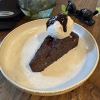 Brownie and ice cream 8/10  at Vegan Dükkan Lokanta - The Eatery in Istanbul
