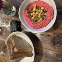 Hummus 8/10  at Vegan Dükkan Lokanta - The Eatery in Istanbul