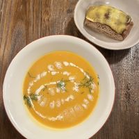 Pumpkin soup #Veganuary at Vegan Dükkan Lokanta - The Eatery in Istanbul