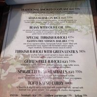 English menu, I only had the manti (Turkish ravioli) but would love to come back again to try everything at Vegan Dükkan Lokanta - The Eatery in Istanbul