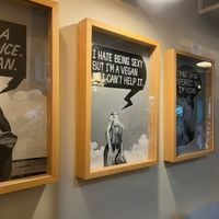 Art for sale. at Vegan Dükkan Lokanta - The Eatery in Istanbul