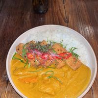 Tofu katsu curry  at Vegan Dükkan Lokanta - The Eatery in Istanbul