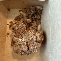 Apple crumble. I think there was a sauce too but it was fab on its on.  at Vegan Dükkan Lokanta - The Eatery in Istanbul